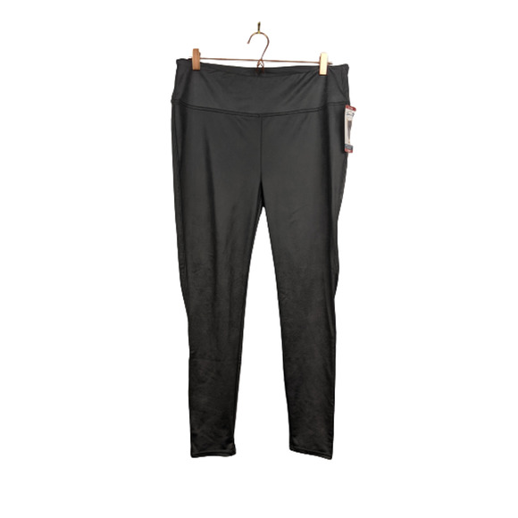 Seven7 Pants - Seven7 Faux Leather Leggings Gunmetal Gray